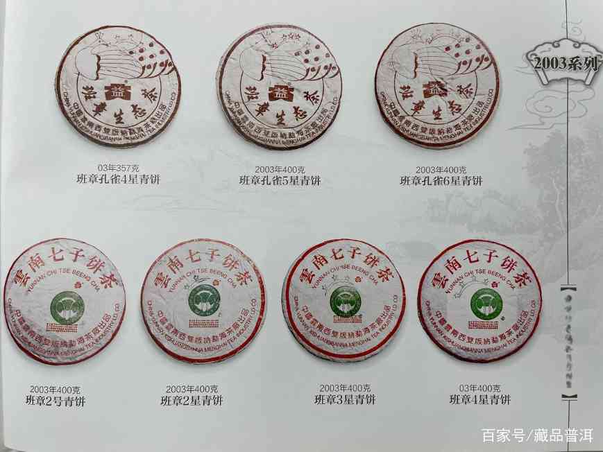 班章大白菜2000~2004年品类大全，橡筋茶、特2号……你都喝过吗？