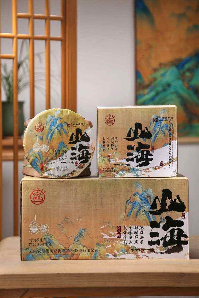 易武刮风寨普洱茶山海品鉴体验,千里江山图包装设计 brand_alt_mark