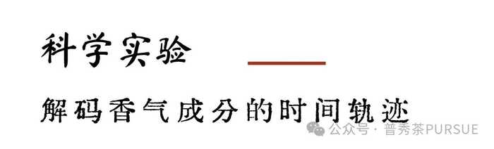 普洱熟茶香气成分随年份变化的科学解析 闻茶香识年份,真的?假的?