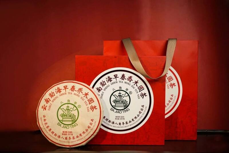 早春乔木圆茶经典再现 雅韵山野二重奏 八角亭云南勐海早春乔木圆茶 经典再现,传奇新生!