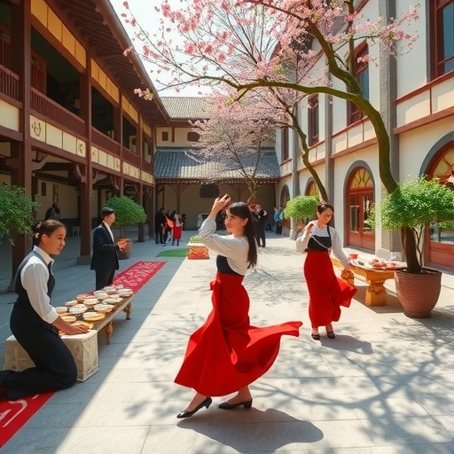 茶山春色引客来 羌乡风情促振兴 茶山春色引客来 羌乡风情促振兴