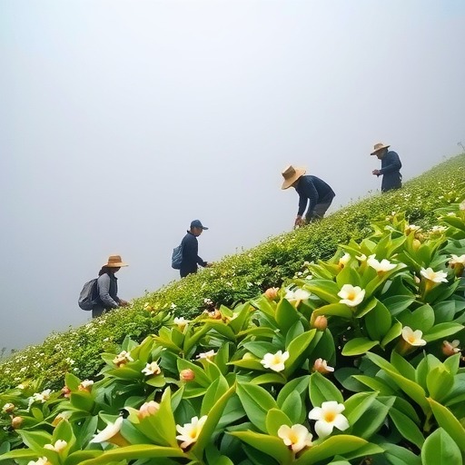 松溪九龙大白茶开采 茶香飘溢漫春山 松溪九龙大白茶开采 茶香飘溢漫春山