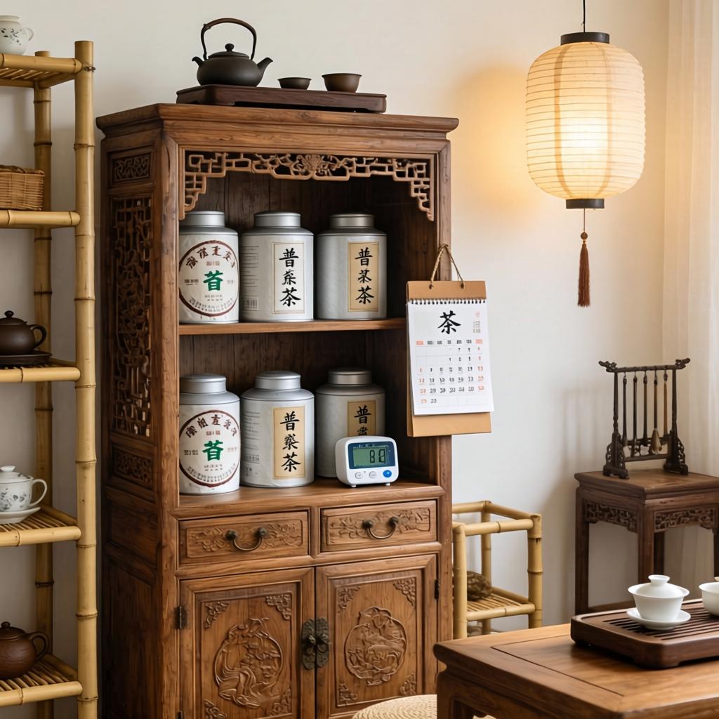 家庭存普洱茶巧避潮湿 关键在于温湿度控制