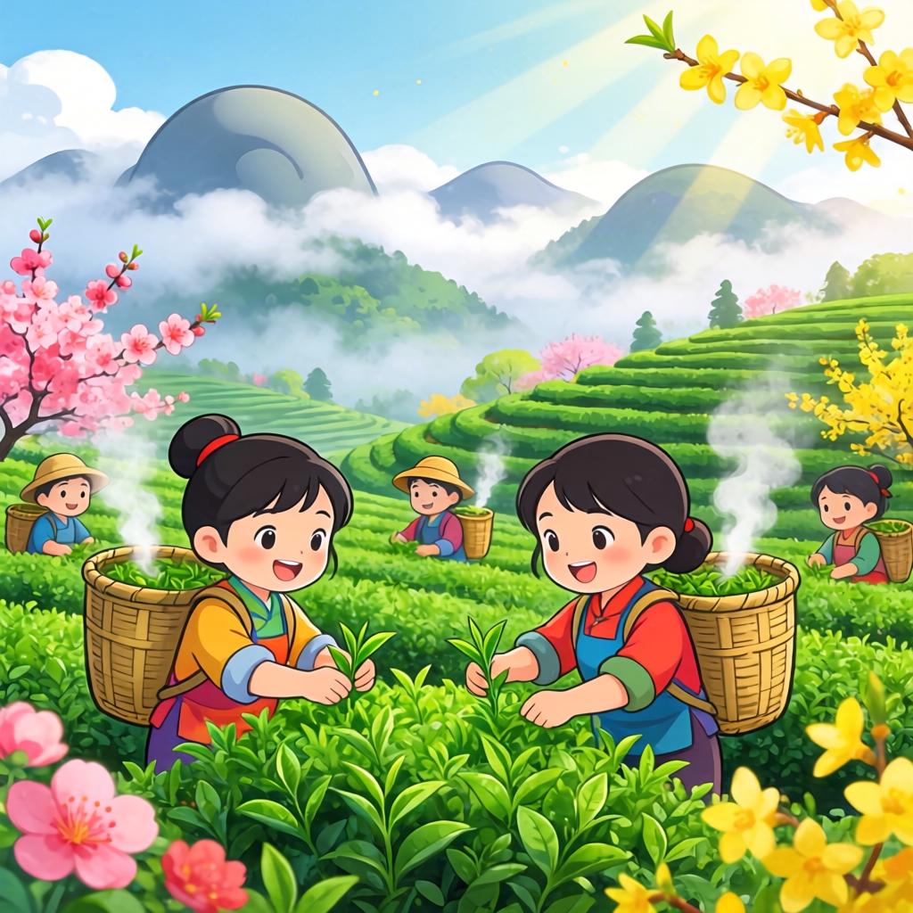 春到黔北茶飘香！正安2025年首批春茶开采
