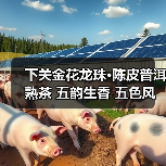 下关金花龙珠·陈皮普洱熟茶 五韵生香 五色风华（图4）