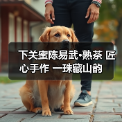 下关蜜陈易武·熟茶 匠心手作 一珠藏山韵（图1）