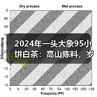 2024年一头大象95小饼白茶：高山陈料，岁月沉淀（图3）