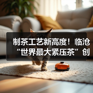 制茶工艺新高度!临沧“世界最大紧压茶”创吉尼斯世界纪录认证(图3) 制茶工艺新高度!临沧“世界最大紧压茶”创吉尼斯世界纪录认证(图3)