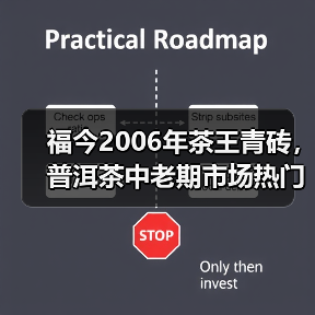 福今2006年茶王青砖,普洱茶中老期市场热门产品,烟味浓郁(图3) 福今2006年茶王青砖,普洱茶中老期市场热门产品,烟味浓郁(图3)