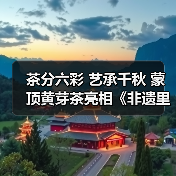 茶分六彩 艺承千秋 蒙顶黄芽茶亮相《非遗里的中国》(图1) 茶分六彩 艺承千秋 蒙顶黄芽茶亮相《非遗里的中国》(图1)