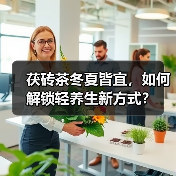 茯砖茶冬夏皆宜，如何解锁轻养生新方式？