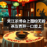 夹江茶博会上圈粉无数,茶友直呼一口爱上(图3) 夹江茶博会上圈粉无数,茶友直呼一口爱上(图3)