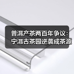普洱产茶两百年争议:宁洱古茶园逆袭成茶源?(图1) 普洱产茶两百年争议:宁洱古茶园逆袭成茶源?(图1)