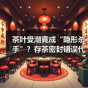 茶叶受潮竟成“隐形杀手”?存茶密封错误代价高达8万!(图3) 茶叶受潮竟成“隐形杀手”?存茶密封错误代价高达8万!(图3)