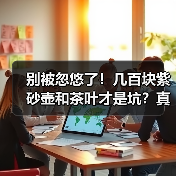 别被忽悠了！几百块紫砂壶和茶叶才是坑？真相让人不寒而栗！（图2）
