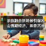茶旅融合新场景引爆名山假期经济,茶香沉浸式体验引客来(图2) 茶旅融合新场景引爆名山假期经济,茶香沉浸式体验引客来(图2)