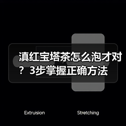 滇红宝塔茶怎么泡才对？3步掌握正确方法（图4）