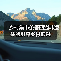 乡村集市茶香四溢非遗体验引爆乡村振兴（图1）