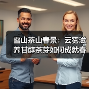 雪山茶山春景:云雾滋养甘醇茶芽如何成就春日佳品?(图2) 雪山茶山春景:云雾滋养甘醇茶芽如何成就春日佳品?(图2)