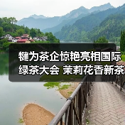 犍为茶企惊艳亮相国际绿茶大会 茉莉花香新茶饮引爆全球市场（图1）