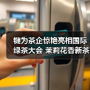 犍为茶企惊艳亮相国际绿茶大会 茉莉花香新茶饮引爆全球市场（图3）