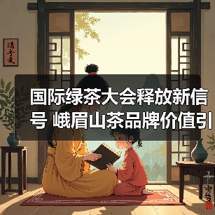 国际绿茶大会释放新信号 峨眉山茶品牌价值引领全球茶产业变革(图4) 国际绿茶大会释放新信号 峨眉山茶品牌价值引领全球茶产业变革(图4)