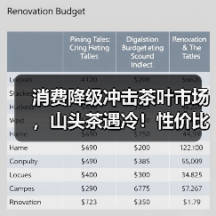 消费降级冲击茶叶市场,山头茶遇冷!性价比成新风口?(图4) 消费降级冲击茶叶市场,山头茶遇冷!性价比成新风口?(图4)