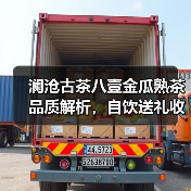 澜沧古茶八壹金瓜熟茶品质解析,自饮送礼收藏优选(图3) 澜沧古茶八壹金瓜熟茶品质解析,自饮送礼收藏优选(图3)