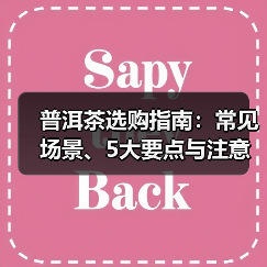 普洱茶选购指南:常见场景、5大要点与注意事项(图2) 普洱茶选购指南:常见场景、5大要点与注意事项(图2)